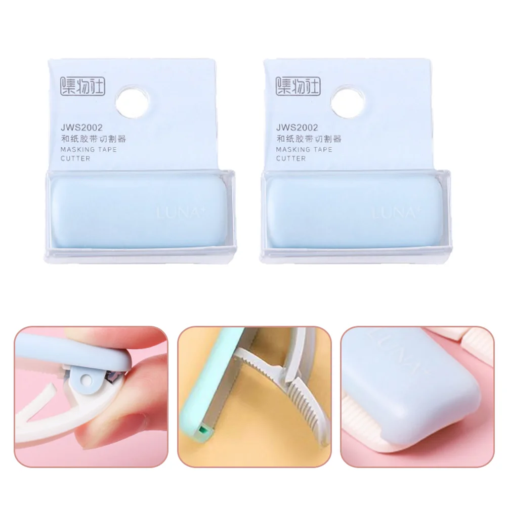2 Pcs Tape Duct Portable Masking Organizer Mini Paper Plastic Dispenser Sticker Cutting Supplies
2 Pcs Tape Duct Portable Masking Organizer Mini Paper Plastic Dispenser Sticker Cutting Supplies