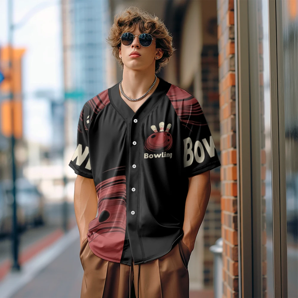 Customized Bowling TShirt Personalized Fashion Tops Personal Shirt Team Shirt Beach Streetwear Men/Women/Kids Sports Clothing
Customized Bowling TShirt Personalized Fashion Tops Personal Shirt Team Shirt Beach Streetwear Men/Women/Kids Sports Clothing