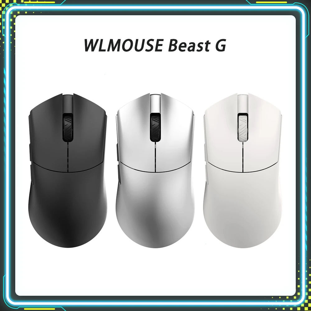 Wireless WLMOUSE Lightweight Gaming Doul8K PAW3950HS Microcrystalline Composite Gamer Accessory Mouse Beast G Nordic54L15
Wireless WLMOUSE Lightweight Gaming Doul8K PAW3950HS Microcrystalline Composite Gamer Accessory Mouse Beast G Nordic54L15