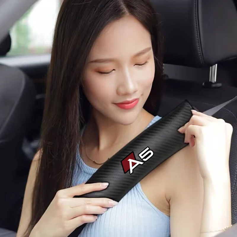 For Audi A5 Car Seat Safety Belt Protective Cover Leather Adjustable Seat Belt Shoulder Pads Auto Styling Interior
For Audi A5 Car Seat Safety Belt Protective Cover Leather Adjustable Seat Belt Shoulder Pads Auto Styling Interior