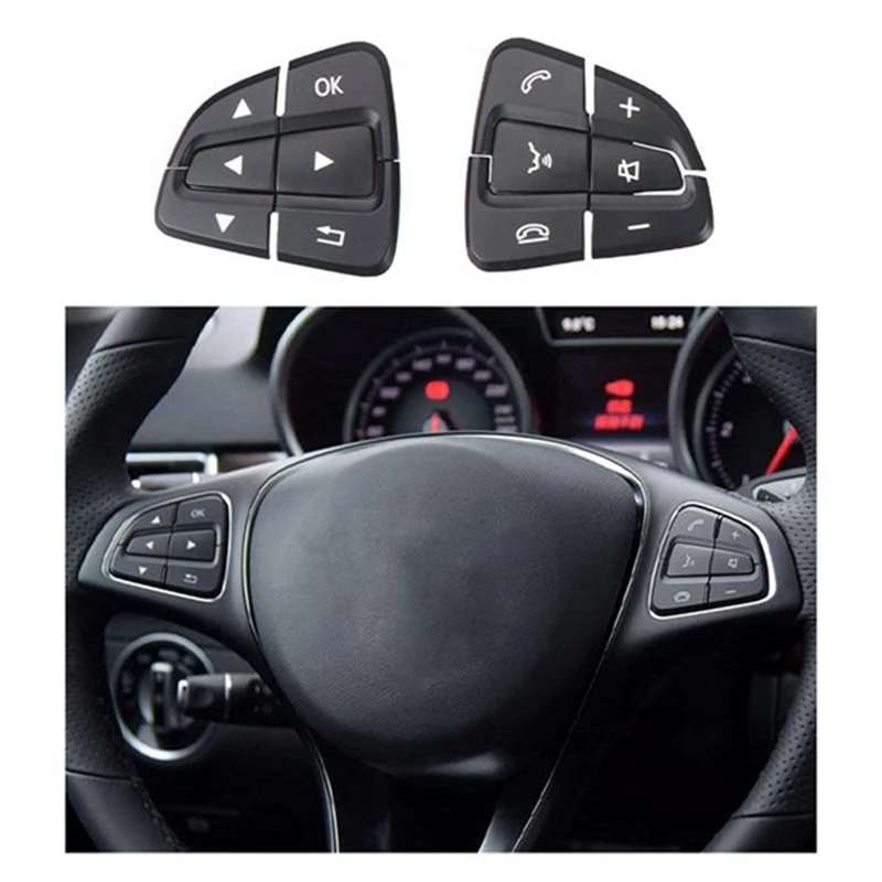 Многофункциональные кнопки на руль AU05 0999050600 0999050700 для Mercedes Benz GLA GLS GLE W246 W166
Многофункциональные кнопки на руль AU05 0999050600 0999050700 для Mercedes Benz GLA GLS GLE W246 W166