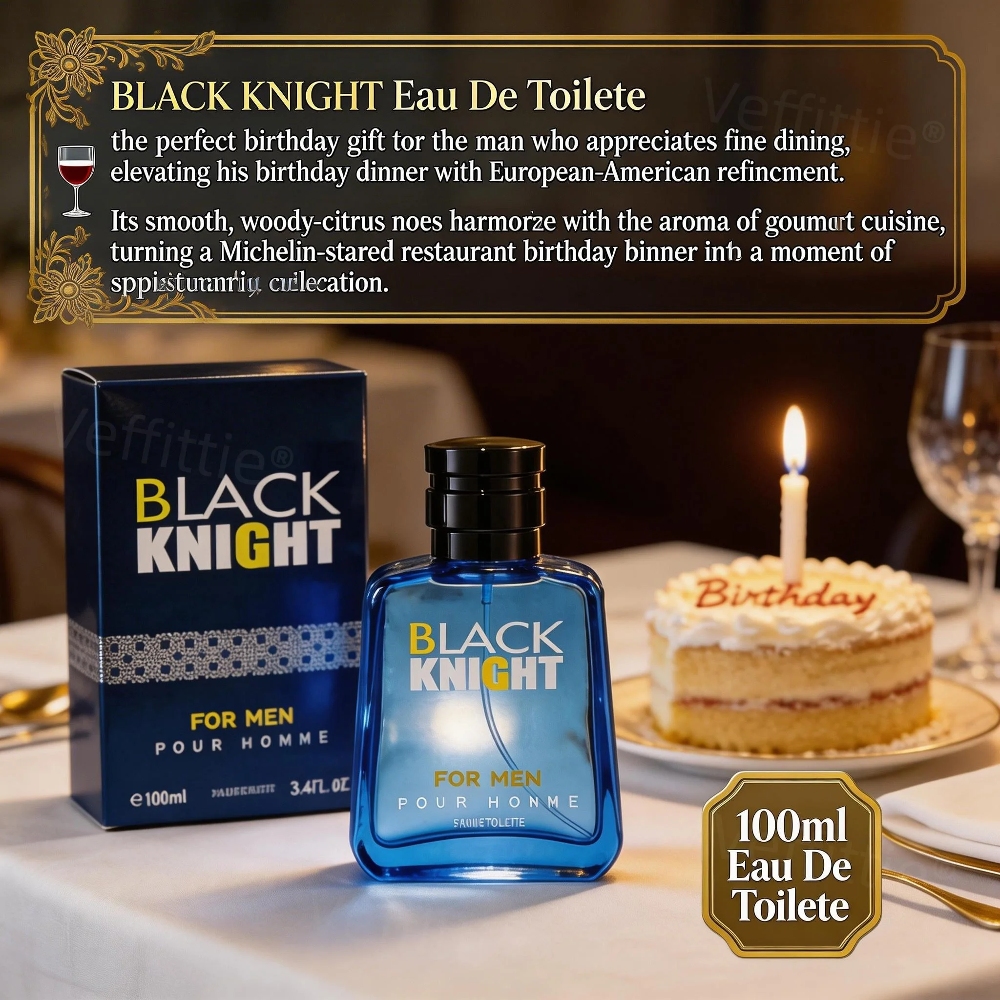 Elegant Calm Floral Knight 100ml Men Eau De Toilette,All Day Relaxed Home Aroma, Mild Citrus Floral Blend, Comfort Gift for Days
Elegant Calm Floral Knight 100ml Men Eau De Toilette,All Day Relaxed Home Aroma, Mild Citrus Floral Blend, Comfort Gift for Days