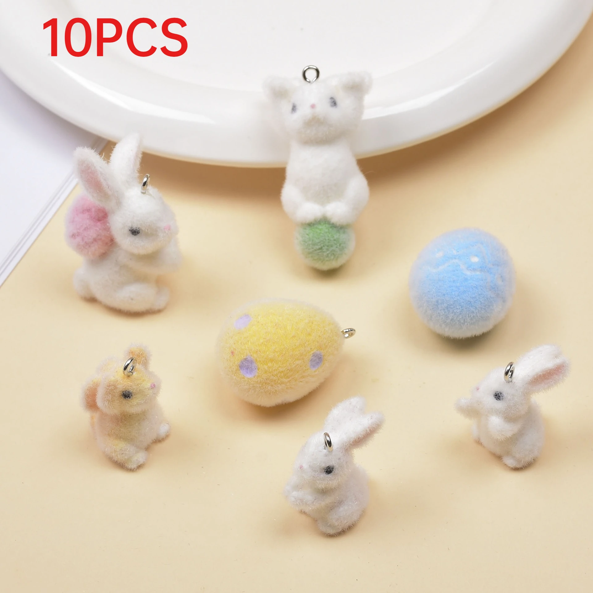 10Pcs Egg Hugging Rabbit Pendants Cute Charms DIY Accessories For Keychain Phone Chain Bag Decor
10Pcs Egg Hugging Rabbit Pendants Cute Charms DIY Accessories For Keychain Phone Chain Bag Decor