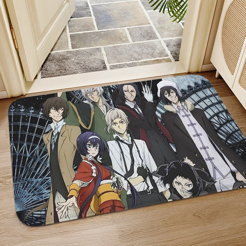 Anime Entrance Door Doormat Bungo Stray Dogs Living Room Bedroom Rug Slip-resistant Hallway Floor Mats Carpet for Kitchen
Anime Entrance Door Doormat Bungo Stray Dogs Living Room Bedroom Rug Slip-resistant Hallway Floor Mats Carpet for Kitchen