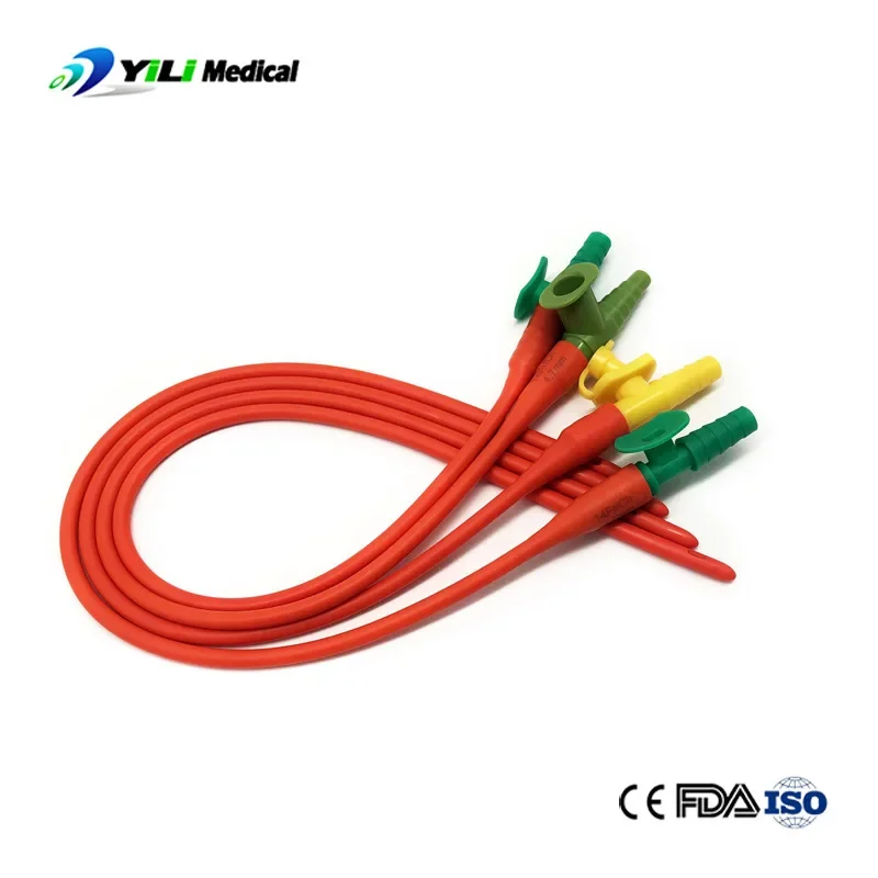 Latex sputum suction tube with connector, Korean FR12-FR20 B
Latex sputum suction tube with connector, Korean FR12-FR20 B