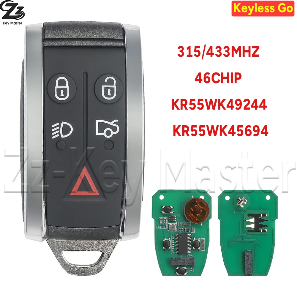 Zz Key Master Smart Card Key KR55WK49244/ KR55WK45694 ID46 CHIP 315/433MHz For Jaguar Keyless Go 2009-2013 XF XF XFR XK XKR
Zz Key Master Smart Card Key KR55WK49244/ KR55WK45694 ID46 CHIP 315/433MHz For Jaguar Keyless Go 2009-2013 XF XF XFR XK XKR