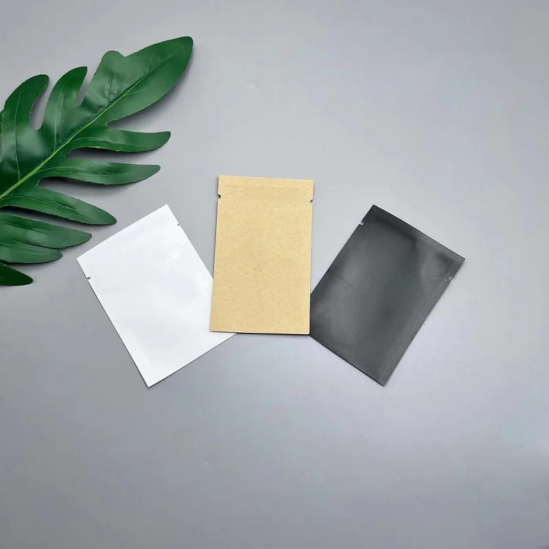 100pcs 10ml Kraft Paper Storage Bag for Powder Liquid Lotion Sample Flat Open Food Gradge Heat Sealing Bag
100pcs 10ml Kraft Paper Storage Bag for Powder Liquid Lotion Sample Flat Open Food Gradge Heat Sealing Bag