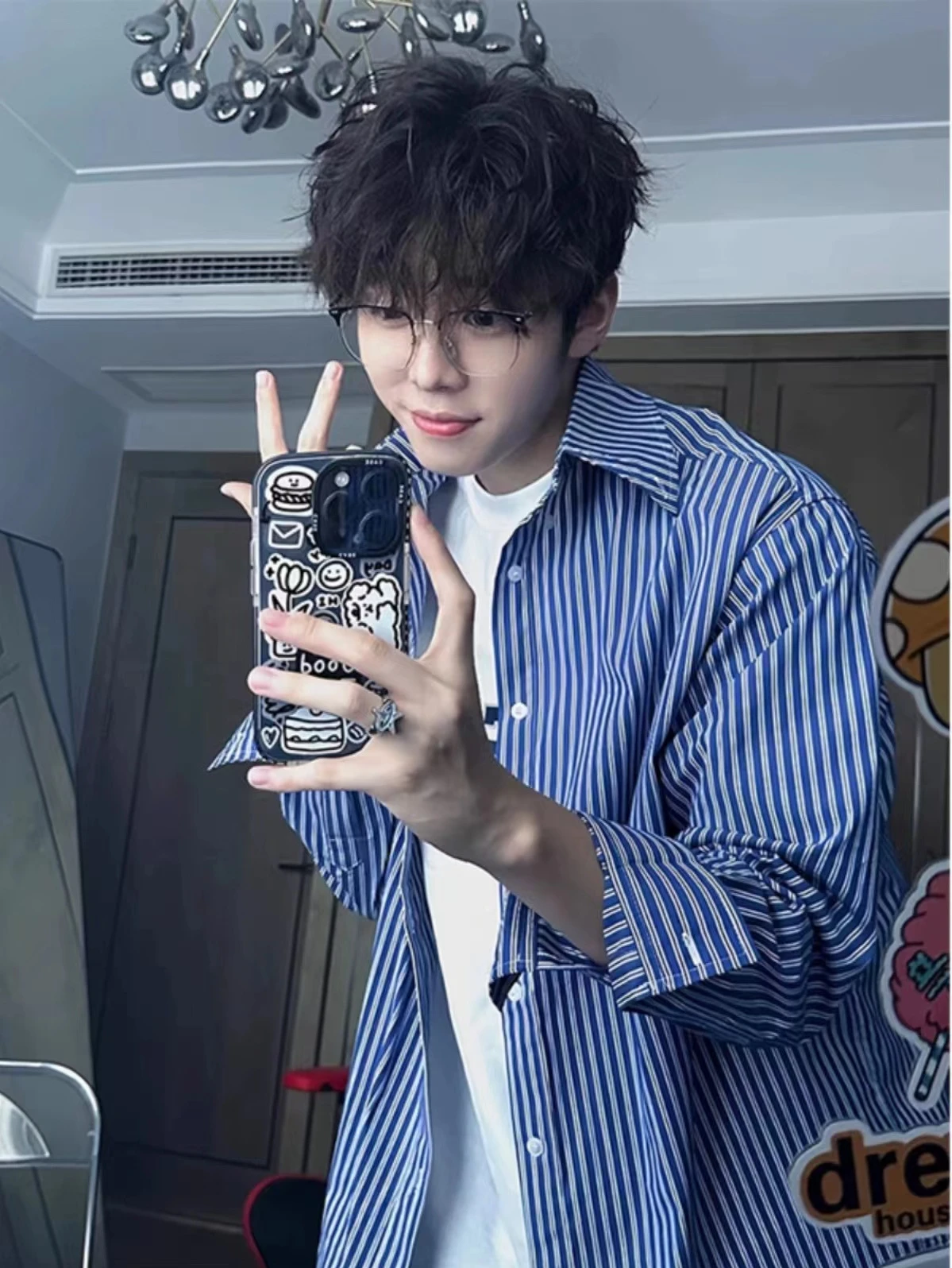 Retro Japanese Blue Vertical Striped Collared Shirt Men's Youth Salt System Boyfriend Style Clothing Outerwear Shirt
Retro Japanese Blue Vertical Striped Collared Shirt Men's Youth Salt System Boyfriend Style Clothing Outerwear Shirt