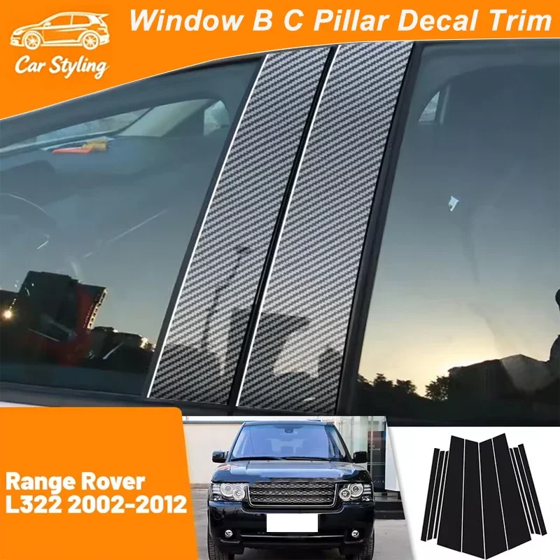 For Land Rover Range Rover L322 2002-2012 2003 2004 Carbon Fiber Window Door Column Deal B C Pillar Post Cover Trim Sticker
For Land Rover Range Rover L322 2002-2012 2003 2004 Carbon Fiber Window Door Column Deal B C Pillar Post Cover Trim Sticker