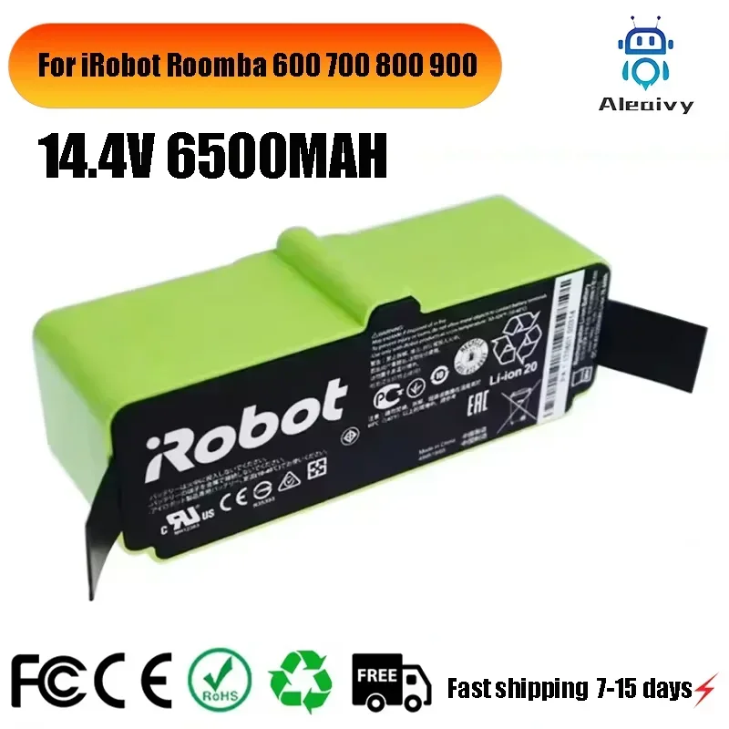 Robot Vacuum Cleaner Battery for iRobot Roomba 600 700 800 900 Series 960 895 890 860 695 680 690 675 640 614 Sweeper battery
Robot Vacuum Cleaner Battery for iRobot Roomba 600 700 800 900 Series 960 895 890 860 695 680 690 675 640 614 Sweeper battery