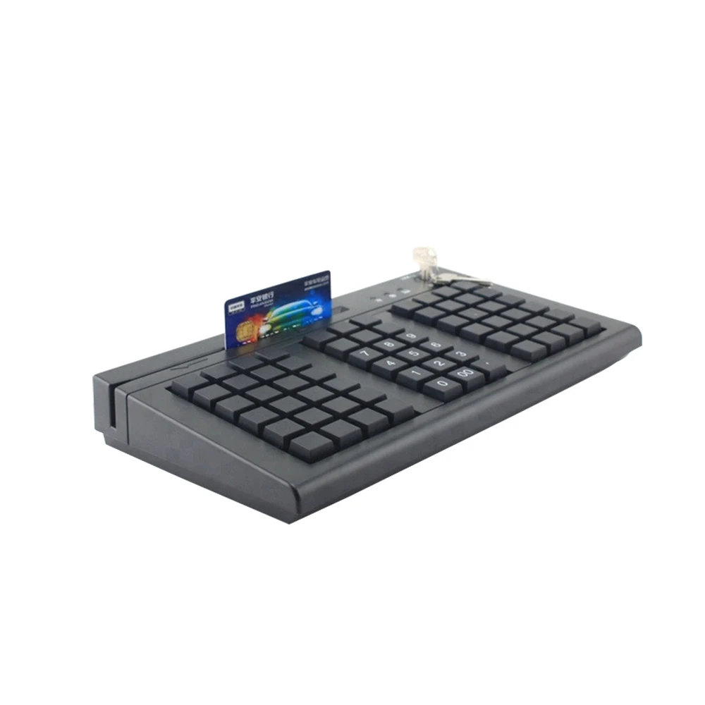 66Keys Cheap USB Wired KB66M Programmable Keyboard With Magentic card reader option For Pos Machine
66Keys Cheap USB Wired KB66M Programmable Keyboard With Magentic card reader option For Pos Machine