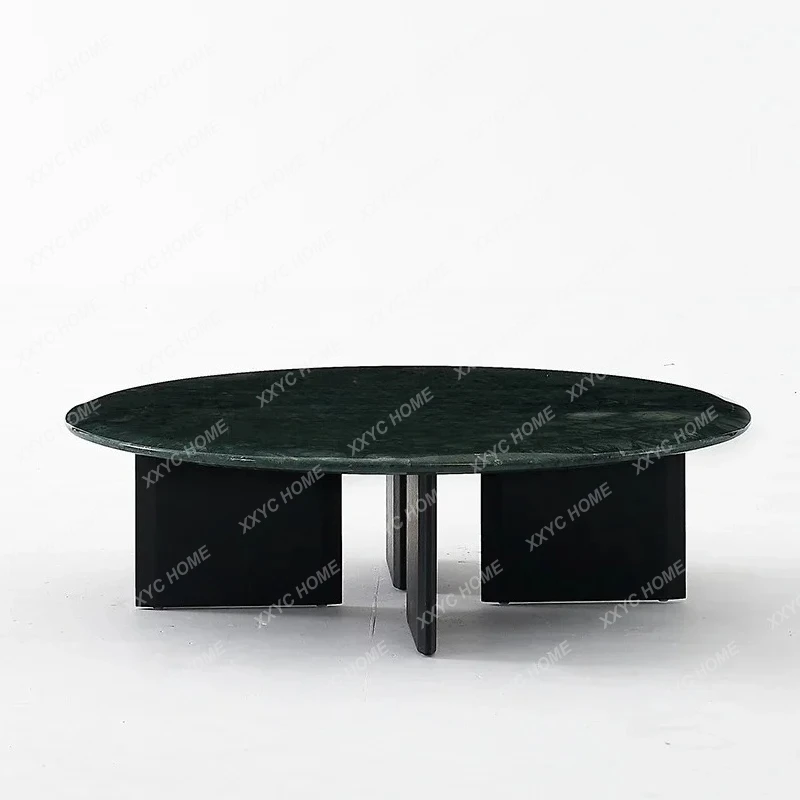 L minimalist style round marble coffee table
L minimalist style round marble coffee table