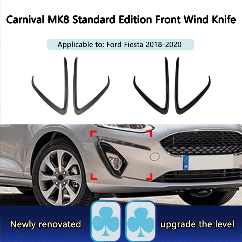 Suitable for Ford Fiesta MK8 Standard Edition 2018-2020 Front Wind Knife Car Patch Modification Parts
Suitable for Ford Fiesta MK8 Standard Edition 2018-2020 Front Wind Knife Car Patch Modification Parts