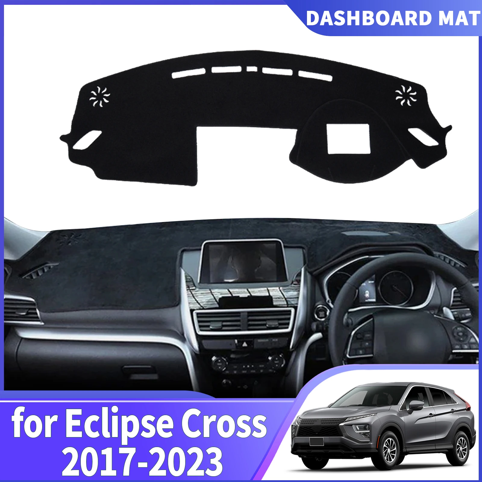 fit for Mitsubishi Eclipse Cross 2017 2018-2023 Car Accessories Dashmat DashMat Sunshade Dashboard Cover Pad Protective Carpet
fit for Mitsubishi Eclipse Cross 2017 2018-2023 Car Accessories Dashmat DashMat Sunshade Dashboard Cover Pad Protective Carpet