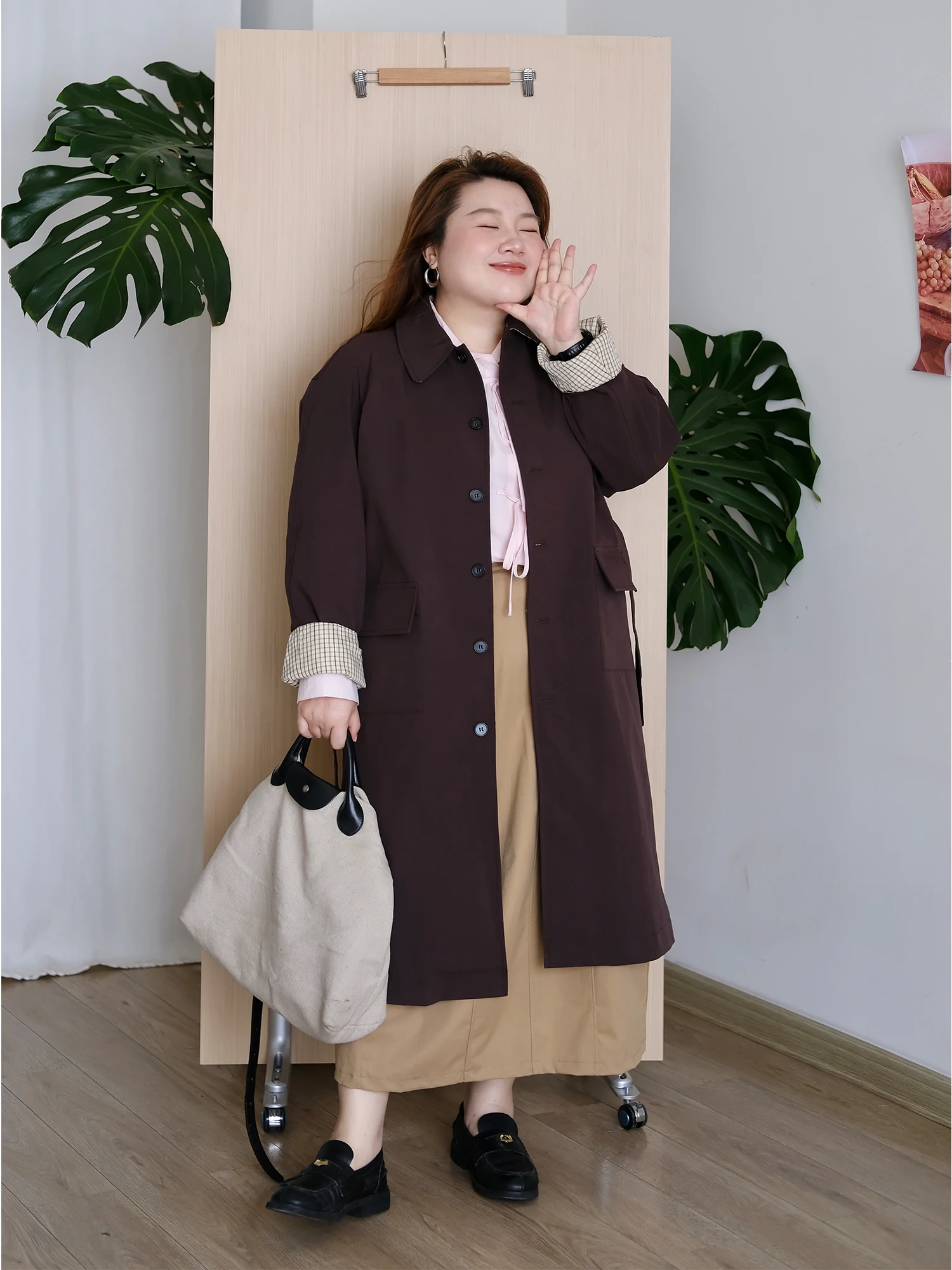 Zooobaby0908 Корейская простая свободная ветровка средней длины с длинными рукавами, однотонная, для повседневной носки, модная
Zooobaby0908 Корейская простая свободная ветровка средней длины с длинными рукавами, однотонная, для повседневной носки, модная