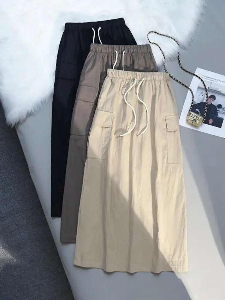 Mini Slim Split Work Skirts Women High Waist Vintage Chic A-line Sexy Casual Drawstring Pockets Skirt All-match Simple Summer
Mini Slim Split Work Skirts Women High Waist Vintage Chic A-line Sexy Casual Drawstring Pockets Skirt All-match Simple Summer
