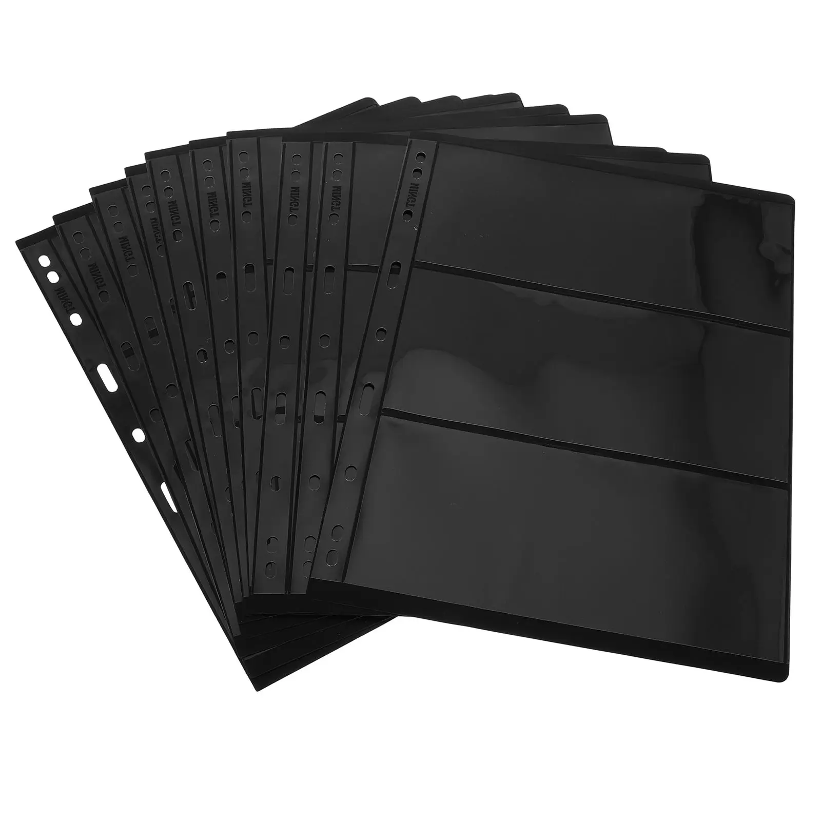 10 Pcs Black Double Sided Stamp Collection Album Loose Leaf Pages Binder Sleeves Postage Storage Collectors Book
10 Pcs Black Double Sided Stamp Collection Album Loose Leaf Pages Binder Sleeves Postage Storage Collectors Book