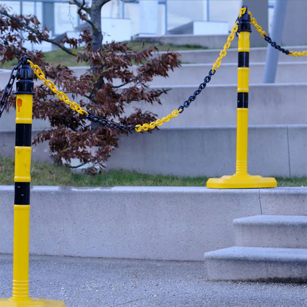 2Pcs Plastic Safety Barrier Chains Traffic Control Chains Adjustable Warning Chain for Parking Lot Crowd Control 5 Meter
2Pcs Plastic Safety Barrier Chains Traffic Control Chains Adjustable Warning Chain for Parking Lot Crowd Control 5 Meter