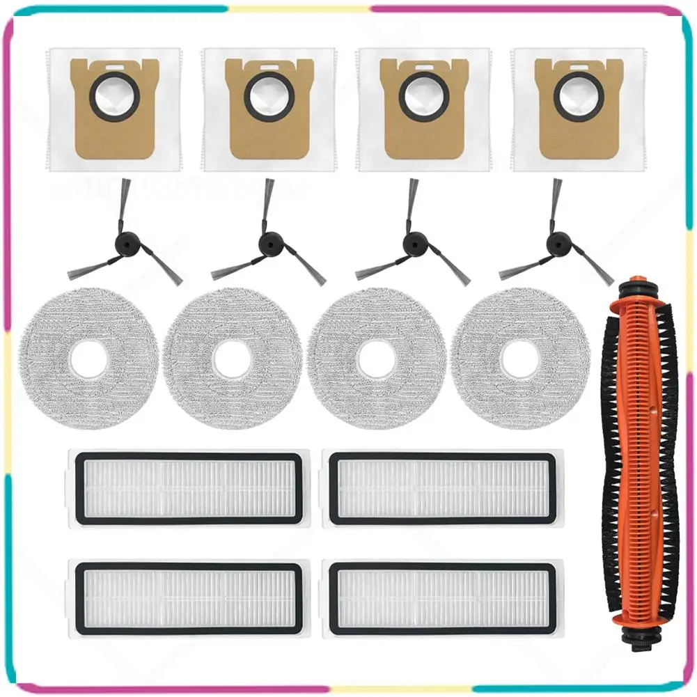 Запасной сменный комплект для пылесоса B13C — основная щетка, боковая щетка, фильтр HEPA, ткань для швабры и мешок для пыли для Xiaomi для Mijia 5 PRO/O
Запасной сменный комплект для пылесоса B13C — основная щетка, боковая щетка, фильтр HEPA, ткань для швабры и мешок для пыли для Xiaomi для Mijia 5 PRO/O