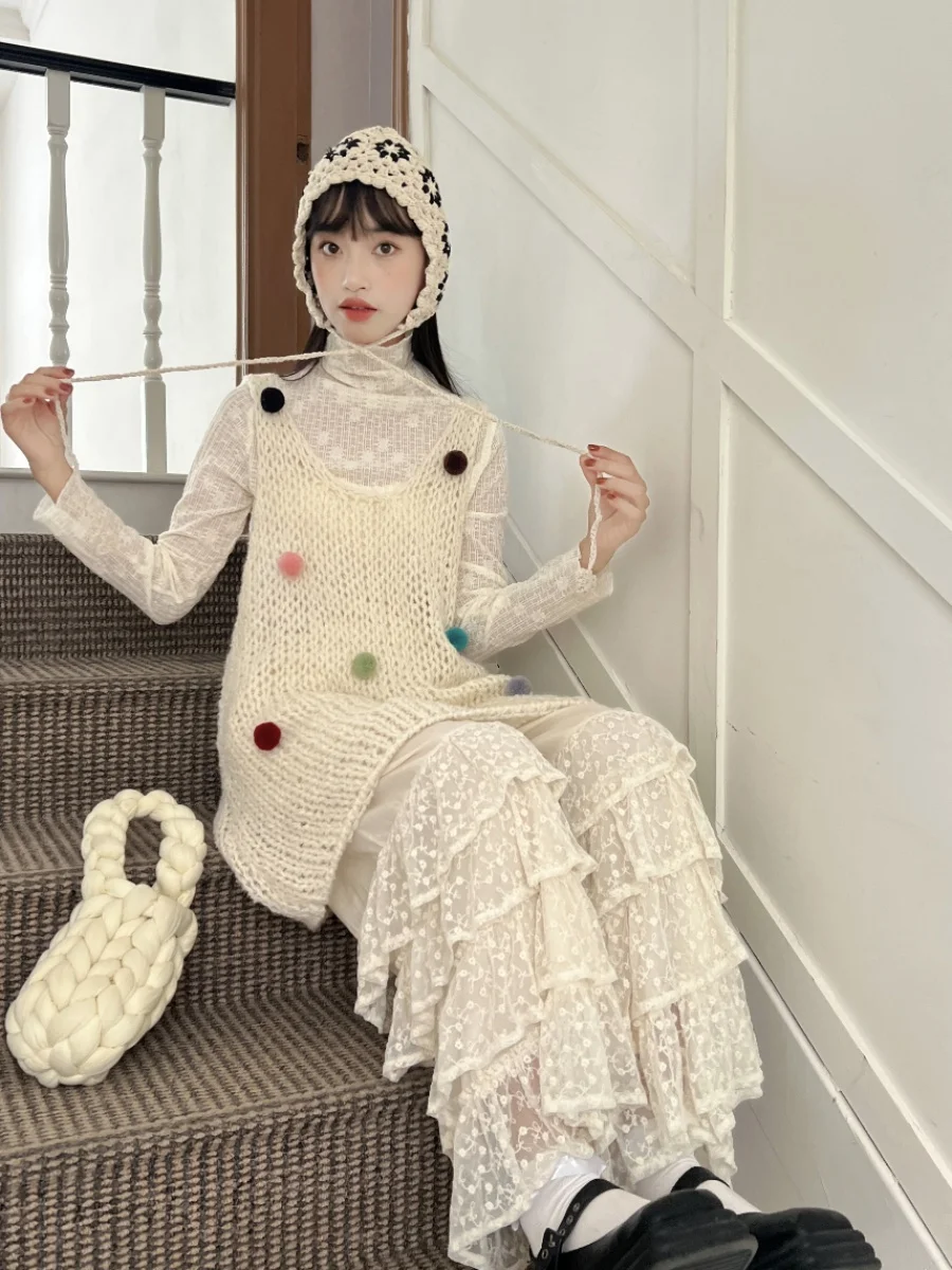 Комплект из бежевого вязаного жилета и юбки в горошек Mud Youth, осень 2023, модный женский трикотаж из искусственного меха на эластичной основе
Комплект из бежевого вязаного жилета и юбки в горошек Mud Youth, осень 2023, модный женский трикотаж из искусственного меха на эластичной основе