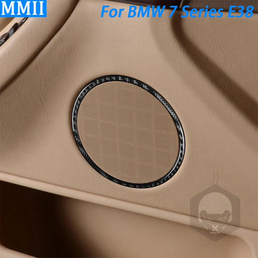 For BMW 7 Series E38 1994-2001 Real Carbon Fiber Inner Door Speaker Panel Trim Ring Car Interior Decoration Accessories Sticker
For BMW 7 Series E38 1994-2001 Real Carbon Fiber Inner Door Speaker Panel Trim Ring Car Interior Decoration Accessories Sticker