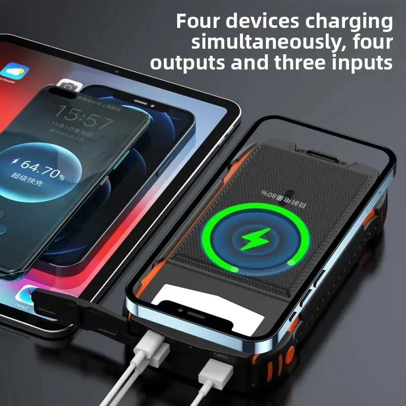10W5V 20000mAh Portable Solar Power Bank for Outdoor Use Waterproof External Battery Pack for Smartphones
10W5V 20000mAh Portable Solar Power Bank for Outdoor Use Waterproof External Battery Pack for Smartphones