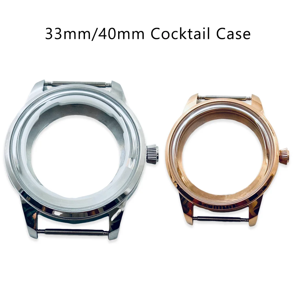 High Quality 33mm 40mm NH34 NH35 NH36 NH38 NH70 NH72 Watch Case Arched Glass Silver Rose Gold Stainless Steel
High Quality 33mm 40mm NH34 NH35 NH36 NH38 NH70 NH72 Watch Case Arched Glass Silver Rose Gold Stainless Steel