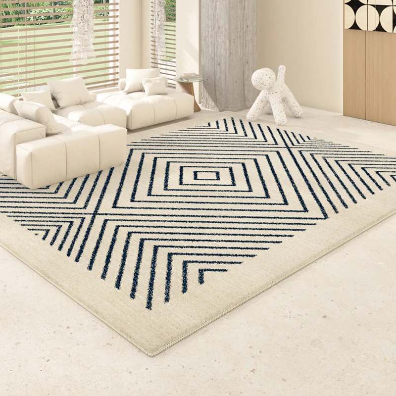 Modern Minimalist Living Room Decoration Carpet Black White Bedroom Bedside Plush Carpets Fluffy Cloakroom Sofa Washable Rug
Modern Minimalist Living Room Decoration Carpet Black White Bedroom Bedside Plush Carpets Fluffy Cloakroom Sofa Washable Rug