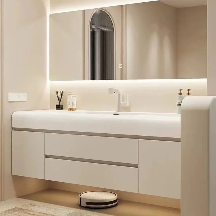 Aesthetic Bathroom Cabinet Integrated Basin Vanity Medicine Storage Closet Shelf Vanity Organizer Lazy Vestidores Home Furniture
Aesthetic Bathroom Cabinet Integrated Basin Vanity Medicine Storage Closet Shelf Vanity Organizer Lazy Vestidores Home Furniture