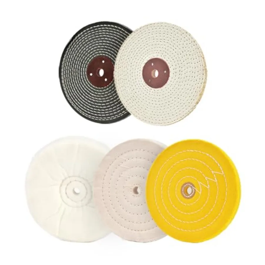 Buffing Polishing Wheel Soft 0 Ply Fine(0 Ply) Medium(40 Ply) Coarse(3/5 in Thick) Rough(3/5 in Thick) Polish Pad for Bench Gri
Buffing Polishing Wheel Soft 0 Ply Fine(0 Ply) Medium(40 Ply) Coarse(3/5 in Thick) Rough(3/5 in Thick) Polish Pad for Bench Gri