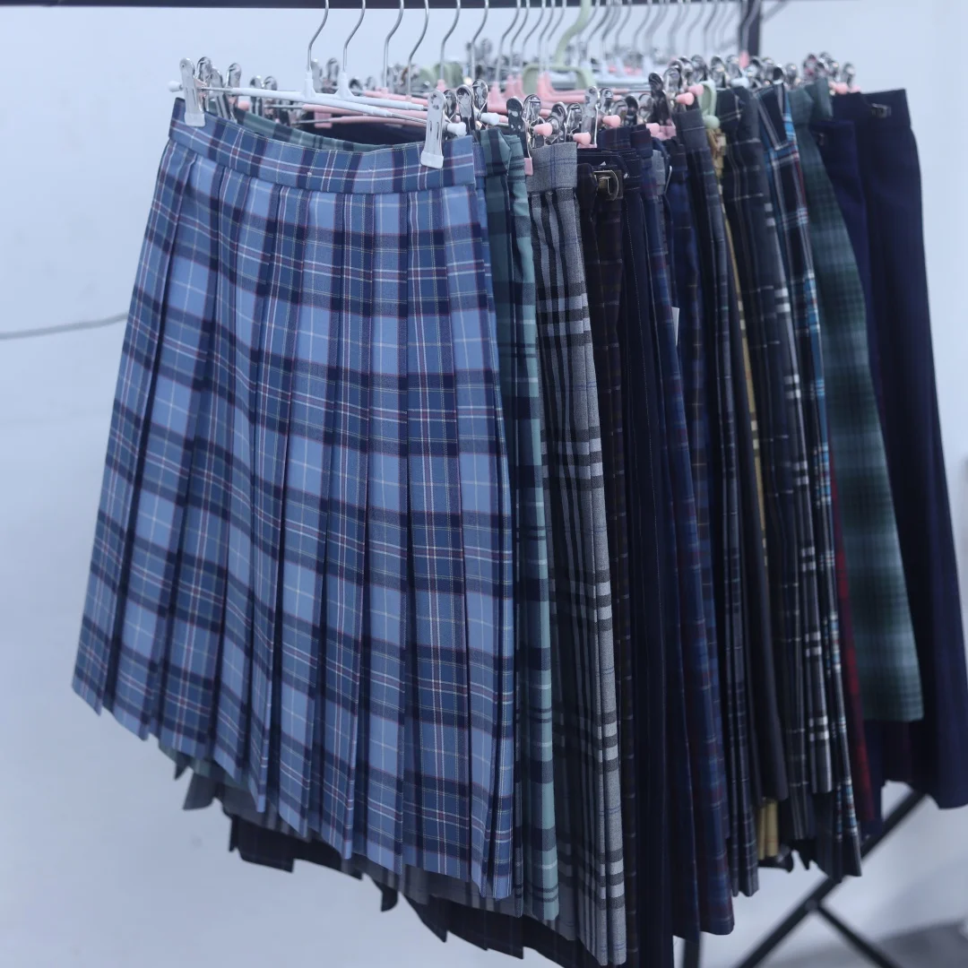 Japanese Style Plaid Box Pleat Short Skirt School Uniform Dress Women's G35 Vintage School Girl Skirt Long Straight Tube Skirt
Japanese Style Plaid Box Pleat Short Skirt School Uniform Dress Women's G35 Vintage School Girl Skirt Long Straight Tube Skirt