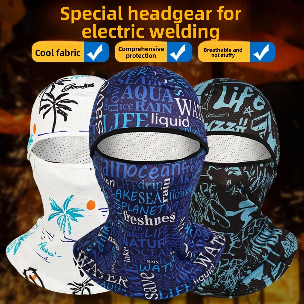 Men's Ice Silk Welding Balaclava, Full Face Neck Gaiter Anti-Heat UV Sun Protection Lightweight for Welder Daily Work
Men's Ice Silk Welding Balaclava, Full Face Neck Gaiter Anti-Heat UV Sun Protection Lightweight for Welder Daily Work