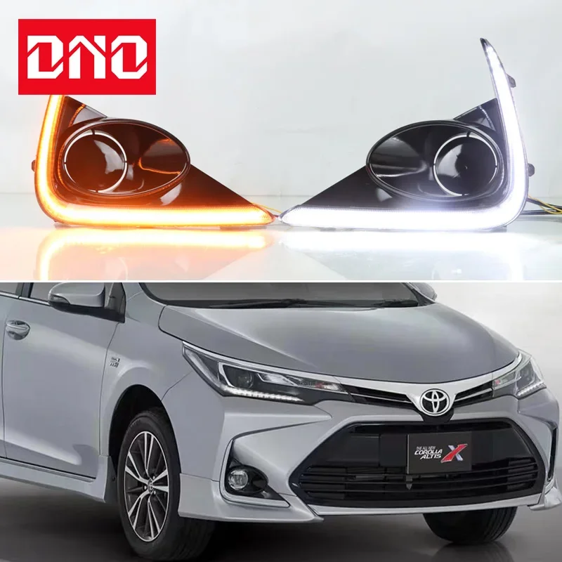 Автомобильные светодиодные DRL дневные фонари для Toyota Carolla X/Y 2021 2022, желтый указатель поворота, дневные ходовые огни, противотуманные фары, фары
Автомобильные светодиодные DRL дневные фонари для Toyota Carolla X/Y 2021 2022, желтый указатель поворота, дневные ходовые огни, противотуманные фары, фары