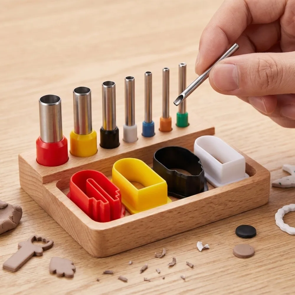142Pcs Plastic Clay Cutter Equipped with storage bag Various shape cutters Polymer Clay Tool Lightweight & easy to use
142Pcs Plastic Clay Cutter Equipped with storage bag Various shape cutters Polymer Clay Tool Lightweight & easy to use