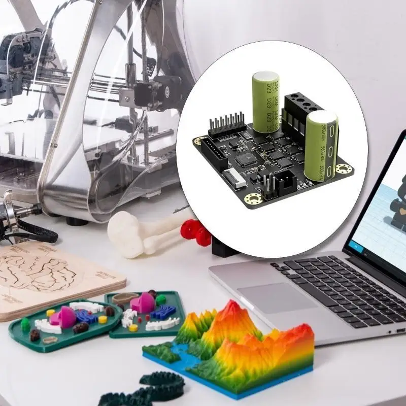 R6FF TMC5160T V1.0 Stepper Motor Drive Support 10.6A IRMS 15A HighPower 3D Printer Parts
R6FF TMC5160T V1.0 Stepper Motor Drive Support 10.6A IRMS 15A HighPower 3D Printer Parts