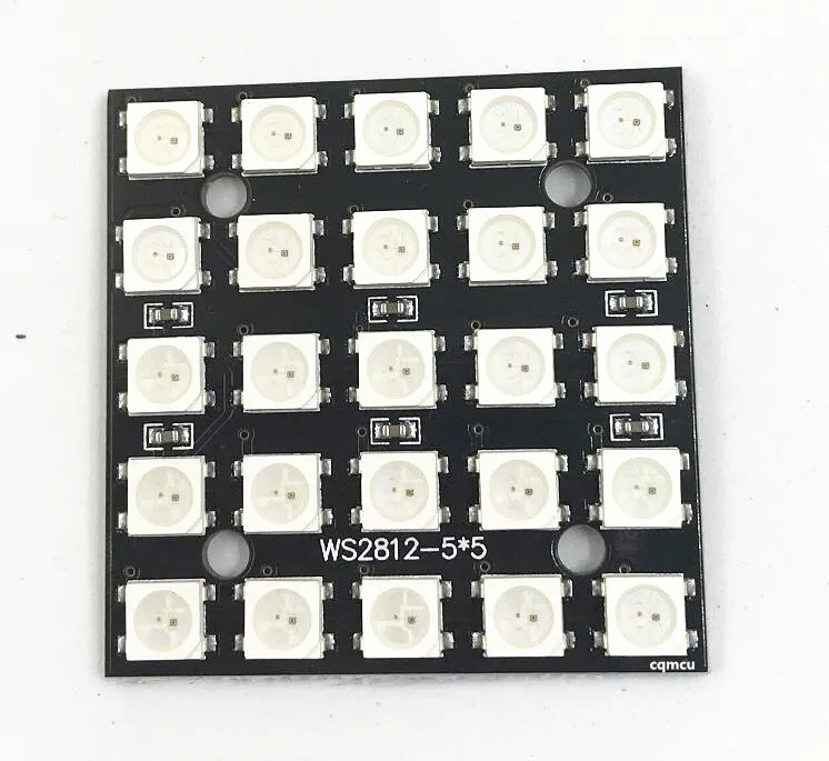 WS2812B 5 * 5-bit 5050 RGB LED full-color driver 25-bit lantern development board
WS2812B 5 * 5-bit 5050 RGB LED full-color driver 25-bit lantern development board