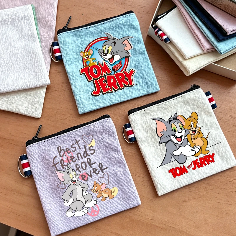 Tom and Jerry Sublimation Coin Purse Anime Cartoon Canvas Wallet Zipper Card Holder Woman Man Coin Pouch Fashion Money Bags Gift
Tom and Jerry Sublimation Coin Purse Anime Cartoon Canvas Wallet Zipper Card Holder Woman Man Coin Pouch Fashion Money Bags Gift