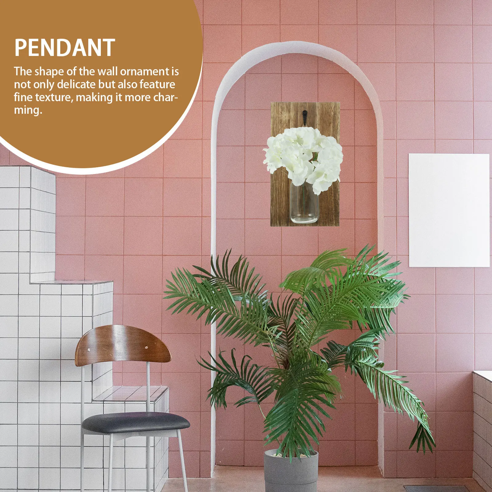 2Sets Nordic Style Wooden Board Flower Bottles Wall Art Hanging Glass Jar Sconce Home Garden Wall Ornament Balcony Hanging 
2Sets Nordic Style Wooden Board Flower Bottles Wall Art Hanging Glass Jar Sconce Home Garden Wall Ornament Balcony Hanging