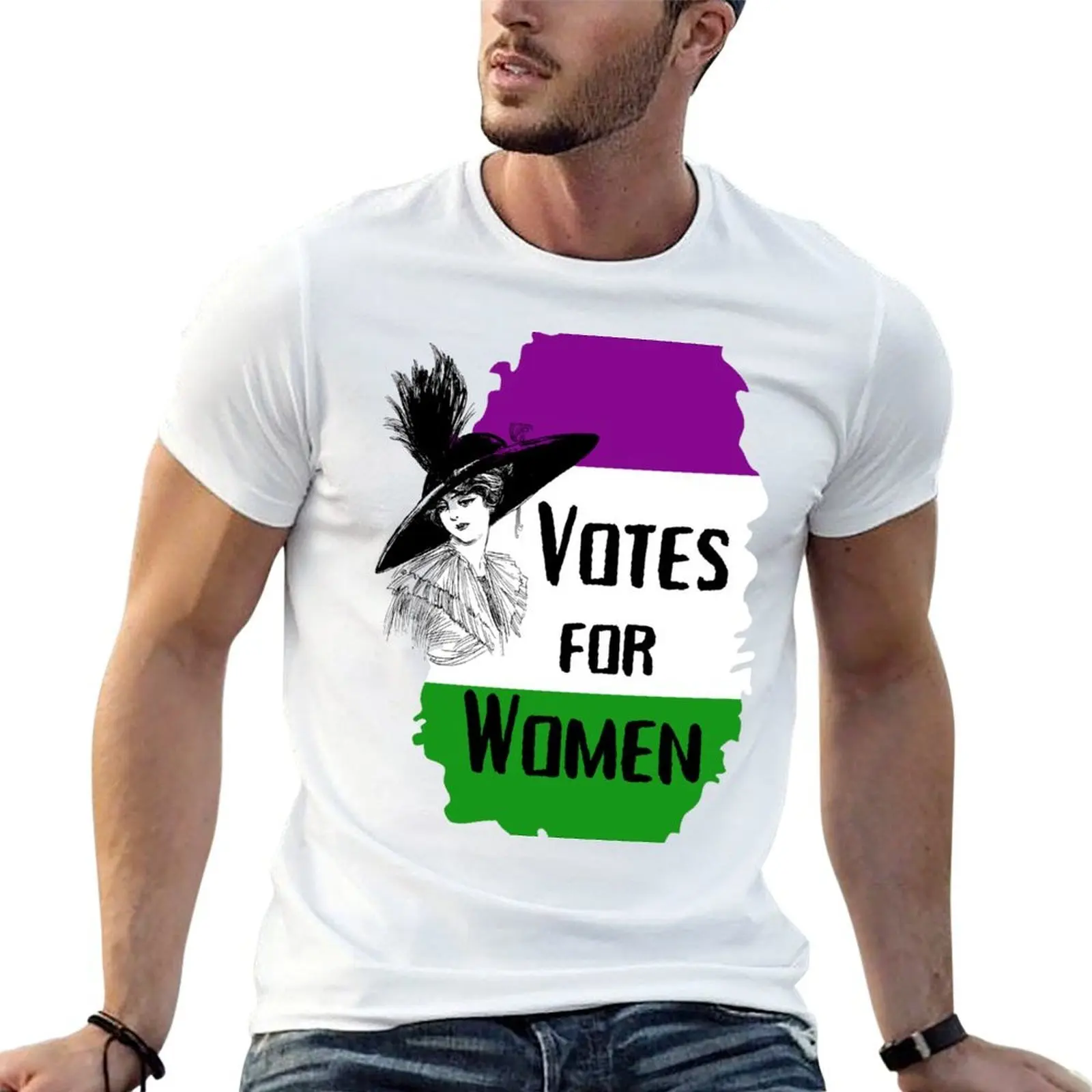 Votes For Women Suffragettes Slogan Suffragette Colours T-Shirt man graphic t shirt t shirts for man pack white T-Shirt
Votes For Women Suffragettes Slogan Suffragette Colours T-Shirt man graphic t shirt t shirts for man pack white T-Shirt