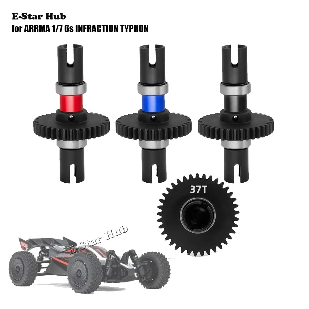 Medium Differential To Straight Shaft Assembly 37T Kit W142 for ARRMA 1/7 6s INFRACTION TYPHON Metal Upgrade Parts Kit RC Car
Medium Differential To Straight Shaft Assembly 37T Kit W142 for ARRMA 1/7 6s INFRACTION TYPHON Metal Upgrade Parts Kit RC Car