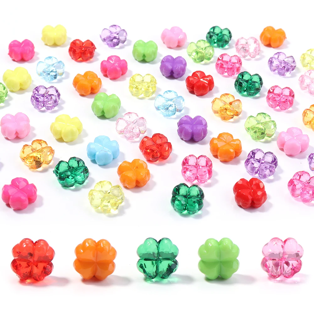 50-100pcs Acrylic Beads Colored Four-leaf Clover Shape Beads for Jewelry Making Loose Spacer Bead DIY Bracelet Necklace Supplies
50-100pcs Acrylic Beads Colored Four-leaf Clover Shape Beads for Jewelry Making Loose Spacer Bead DIY Bracelet Necklace Supplies