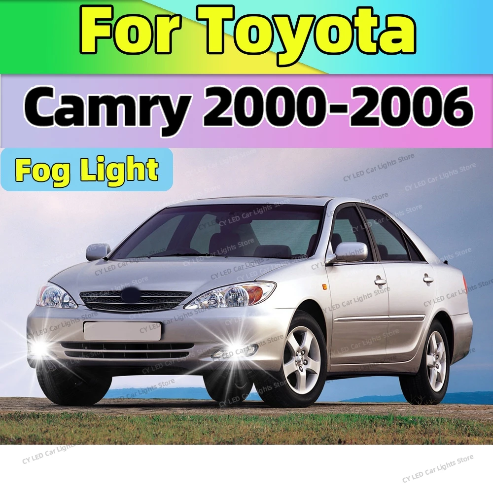 LED Fog Lamp Car Fog Light Front Bulb 20000LM Ultra Bright Plug and Play For Toyota Camry 2000 2001 2002 2003 2004 2005 2006
LED Fog Lamp Car Fog Light Front Bulb 20000LM Ultra Bright Plug and Play For Toyota Camry 2000 2001 2002 2003 2004 2005 2006