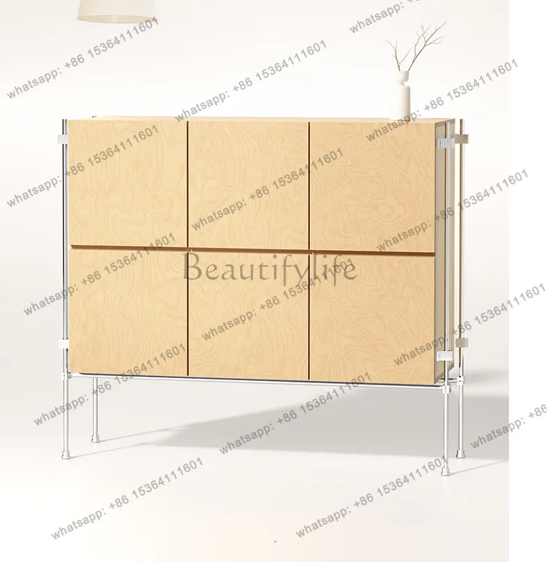 Sideboard against the wall, integrated storage, living room, log style, marine board cabinet, optical axis storage
Sideboard against the wall, integrated storage, living room, log style, marine board cabinet, optical axis storage