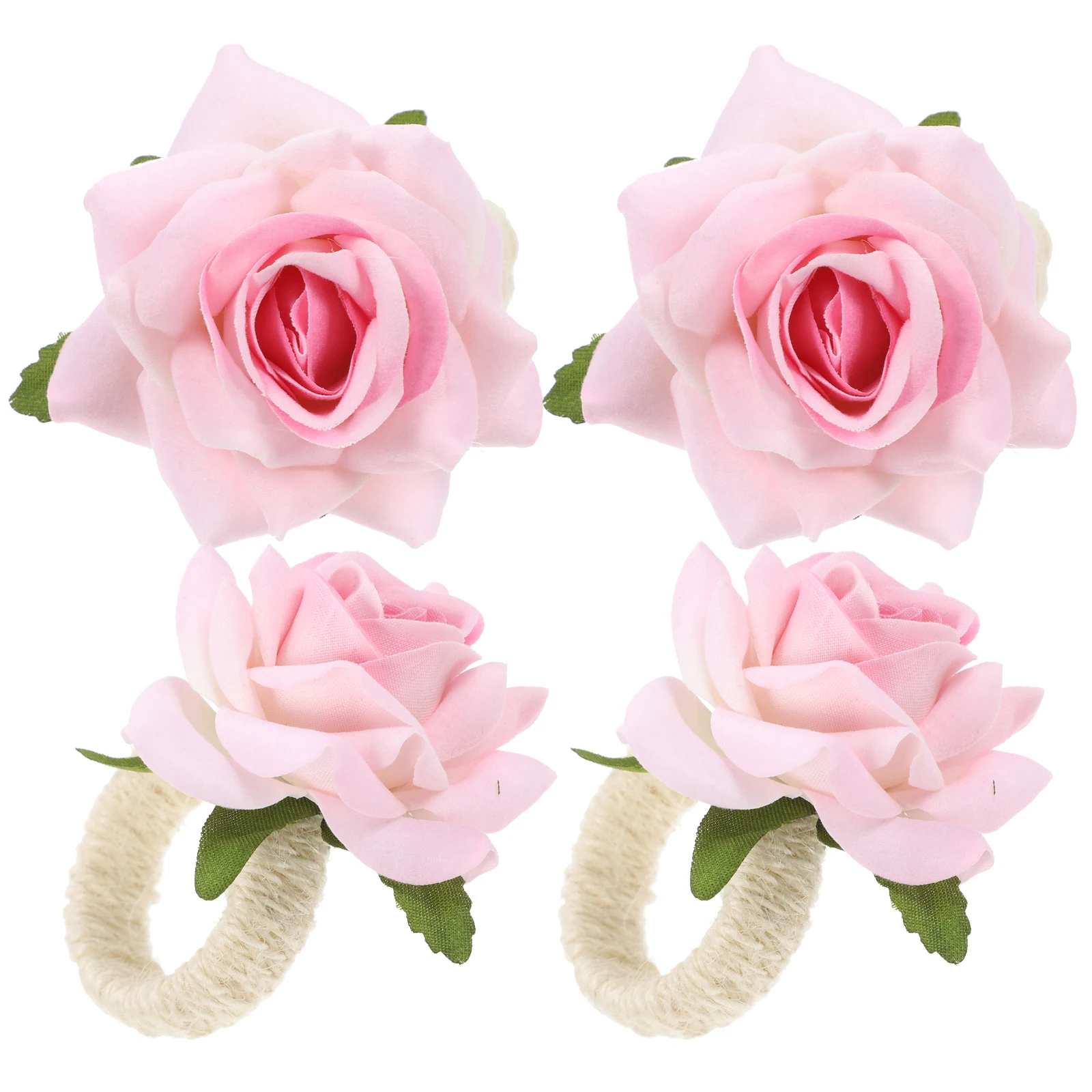 4Pcs Napkin Rings Rose Flower Holders Tableware Decor Plastic Valentine Day Party Supplies Wedding Dinner Cloth Buckle
4Pcs Napkin Rings Rose Flower Holders Tableware Decor Plastic Valentine Day Party Supplies Wedding Dinner Cloth Buckle