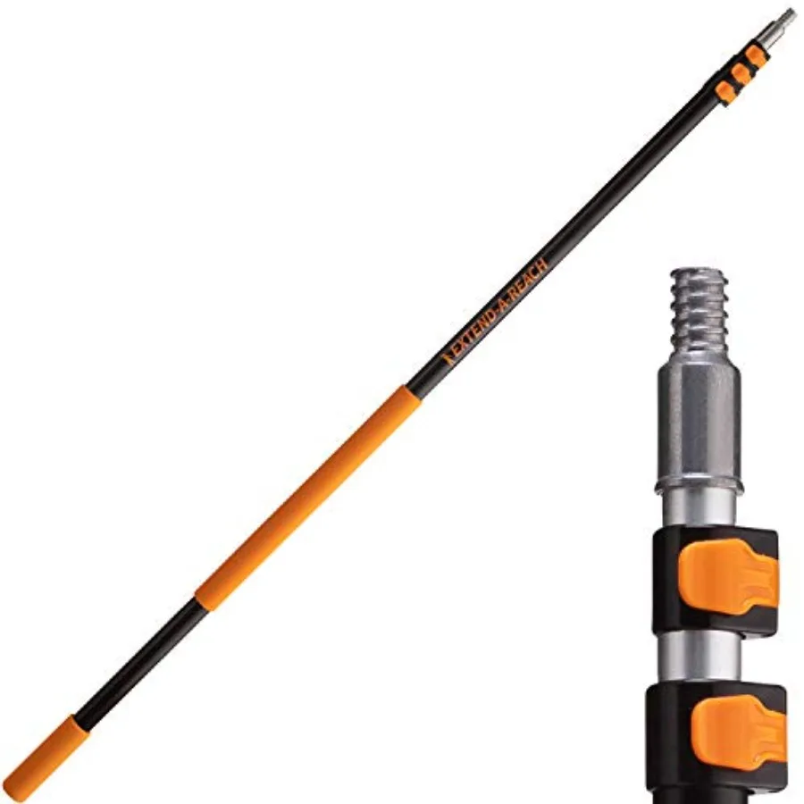4- Long Telescopic Extension Pole// Multi-Purpose Extendable Pole with Universal Twist-on Metal Tip// Lightweight and Sturdy//
4- Long Telescopic Extension Pole// Multi-Purpose Extendable Pole with Universal Twist-on Metal Tip// Lightweight and Sturdy//