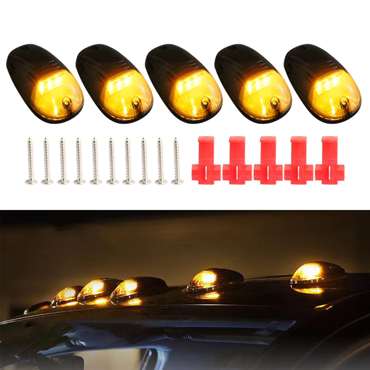 5 in 1 LED Strobe Warning Light Car Marker Roof Lights Mouse Signal Light Led Spot Lights White Yellow for Truck SUV Pickup
5 in 1 LED Strobe Warning Light Car Marker Roof Lights Mouse Signal Light Led Spot Lights White Yellow for Truck SUV Pickup