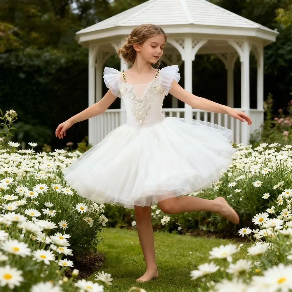 Fashion Sequin Ballet Dress Modern Puffy Ballet Tutu Flowers Party Dress Princess Dress Girls
Fashion Sequin Ballet Dress Modern Puffy Ballet Tutu Flowers Party Dress Princess Dress Girls