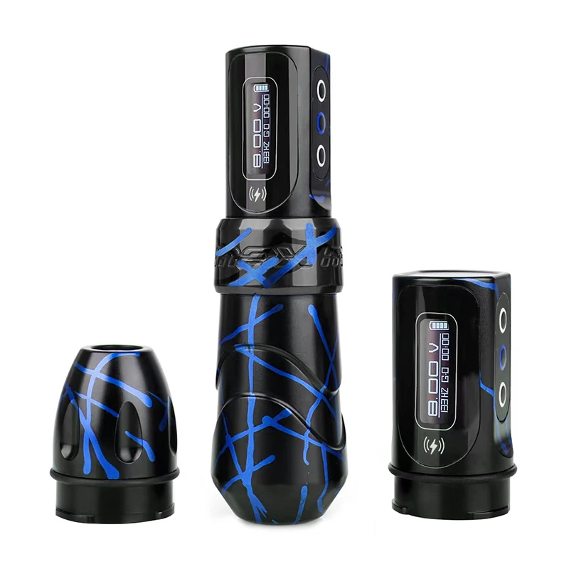 Flux MAX Wireless Tattoo Machine Coreless Motor Tattoo Pen 4.0MM Stroke 2Battery 2400mAh Large Capacity Battery Permanent Makeup
Flux MAX Wireless Tattoo Machine Coreless Motor Tattoo Pen 4.0MM Stroke 2Battery 2400mAh Large Capacity Battery Permanent Makeup