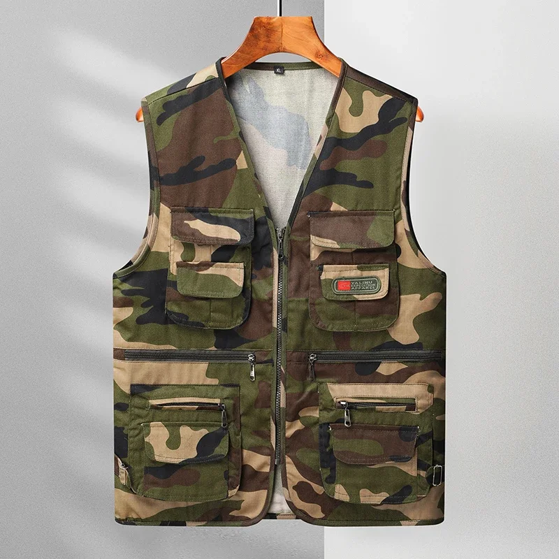 Мужской повседневный жилет, жилет для походов и рыбалки, Мужская Рабочая куртка-карго, фотограф, несколько карманов, ажурные уличные тактические жилеты
Мужской повседневный жилет, жилет для походов и рыбалки, Мужская Рабочая куртка-карго, фотограф, несколько карманов, ажурные уличные тактические жилеты