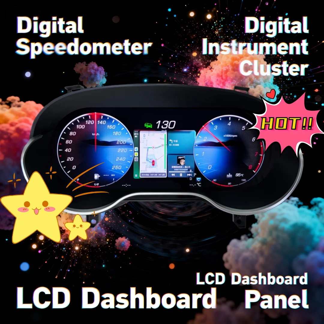 Car Digital Dashboard For Mercedes-Benz A Class GLC CLA W176 X156 X117 Wireless CarPlay Panel Virtual Instrument Cluster Auto
Car Digital Dashboard For Mercedes-Benz A Class GLC CLA W176 X156 X117 Wireless CarPlay Panel Virtual Instrument Cluster Auto